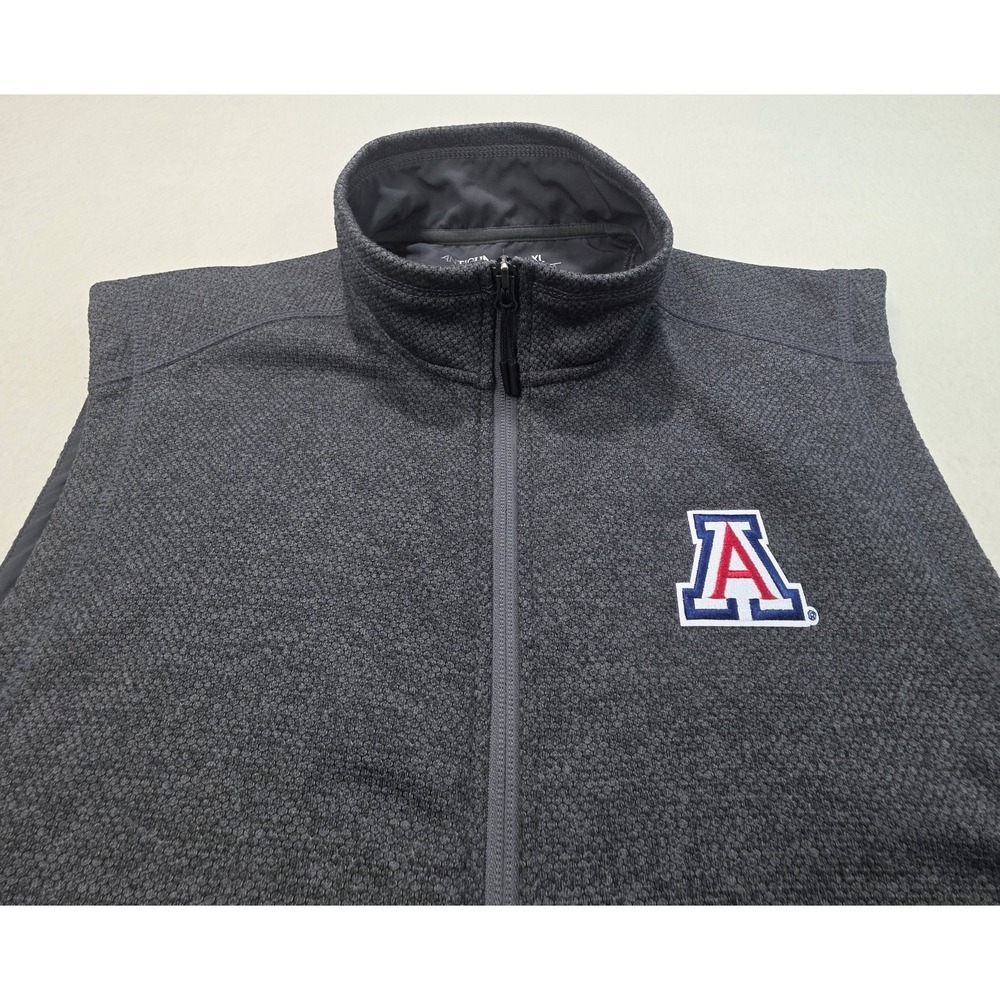 Arizona Wildcats Vest Mens XL LIMITED USE Antiqua Sleeveless Full Zip Fleece